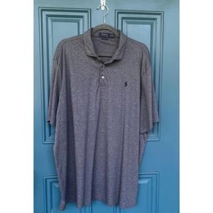 Ralph Lauren 3 button short sleeve knit shirt men's xxl